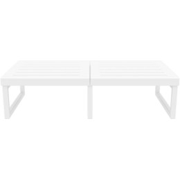 MYKONOS ΤΡΑΠΕΖΙ WHITE 130X65X33εκ. ΠΟΛ/ΝΙΟΥ