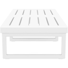 MYKONOS ΤΡΑΠΕΖΙ WHITE 130X65X33εκ. ΠΟΛ/ΝΙΟΥ