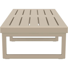 MYKONOS ΤΡΑΠΕΖΙ TAUPE 130X65X33εκ. ΠΟΛ/ΝΙΟΥ