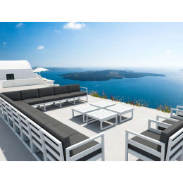 MYKONOS ΤΡΑΠΕΖΙ WHITE 65X65X33εκ. ΠΟΛ/ΝΙΟΥ