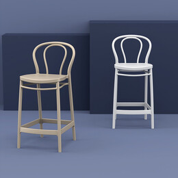 VICTOR 65εκ. ΣΚΑΜΠΟ(Σ4)WHITE ΠΟΛ/ΝΙΟΥ