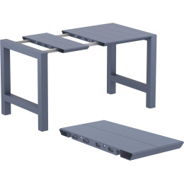 VEGAS BAR DARK GREY 100X100/140εκ. ΕΠΕΚΤ. ΠΟΛ/ΝΙΟΥ