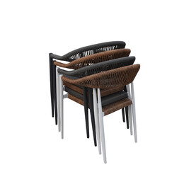 VALERIA WHITE/GREY ΠΟΛ/ΝΑ ΑΛΟΥΜΙΝΙΟΥ 57Χ57Χ78εκ.