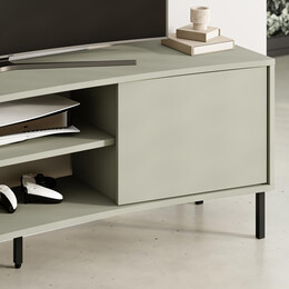 Έπιπλο Τηλεόρασης Frem Megapap Χρώμα ash Green 150x40x55εκ.