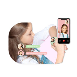 Kiddoboo x Lagenio WatchMe 4G K5 Pink/Mint