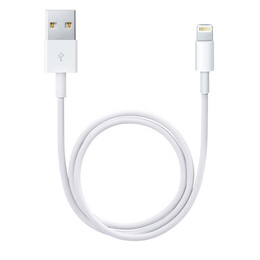 Apple Καλώδιο Σύνδεσης Lightining-usb Λευκό 1m (Md818zm/a) (Appmd818zm/a)