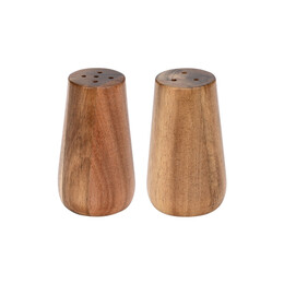 Estia Δοχεια για Αλατι & Πιπερι Allure Ξυλινα σετ 2 τεμ