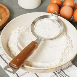 Estia Σουρωτηρι Ανοξειδωτο Allure 15cm me Ξυλινη Λαβη