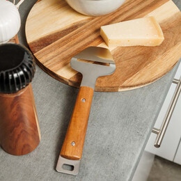 Estia Κοπτης Τυριου Allure Ανοξειδωτος 24cm με Ξυλινη Λαβη