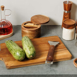 Estia Αποφλοιωτης Allure Ανοξειδωτος με Ξυλινη Λαβη