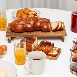 Estia Δισκος Σερβιρισματος Allure Ορθογωνιος με Ποδια 32x12x4.5cm