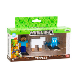 Giochi Preziosi: Minecraft - 3d Toppeez Φιγούρα 3 Pack (Mnc10000)