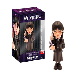 Minix Collectible Figurines: tv Series - Wednesday With Thing Figure 12 cm (Mnx27000)