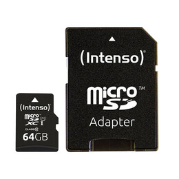 Intenso Microsdxc Card 64gb Premium Class 10 u1 (3423490) (Nso3423490)
