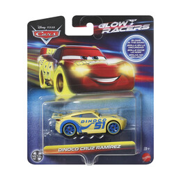 Mattel Disney Cars: Glow Racers - Jackson Storm Vehicle (Hpg82)