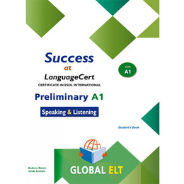 Succees in Languagecert Preliminary Speaking   Listening a1 sb