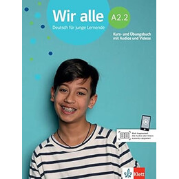 Wir Alle A2.2 Kursbuch und Ubungsbuch (+online Audio and Video+klett Book-App)