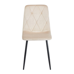 EVA BEIGE VELVET ΥΦΑΣΜΑ ΚΑΡΕΚΛΑ ΜΕΤΑΛΛΙΚΗ