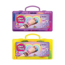As Plexi Flexi Love: Θήκη 2400 Λαστιχάκια &Amp; 30 Αξεσουάρ (Random) (1080-25573)