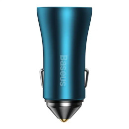 Baseus Φορτιστής Αυτοκινήτου Golden Contactor Pro, 2xusb, 40w (Μπλε)