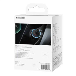 Baseus Φορτιστής Αυτοκινήτου Golden Contactor Pro, 2xusb, 40w (Μπλε)