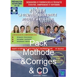 Reussir la Comprehension Orale b1   b2 du Cecrl(+corriges+cd)pack Methode