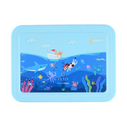 Estia Παιδικο Φαγητοδοχειο Save the Aegean 1330ml με 5 Θηκες Ocean Play