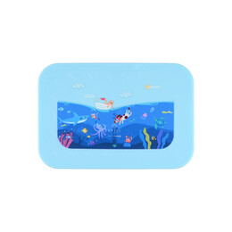 Estia Παιδικο Φαγητοδοχειο Save the Aegean 900ml με 2 Αποσπωμ. Θηκες Ocean Play