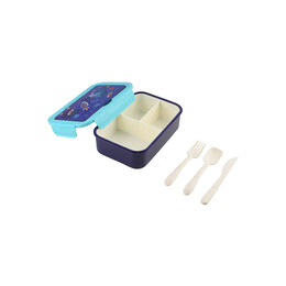 Estia Παιδικο Φαγητοδοχειο Save the Aegean 1400ml με 3 Θηκες Solar Jump