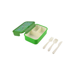 Estia Παιδικο Φαγητοδοχειο Save the Aegean 1400ml με 3 Θηκες Jungle Kick