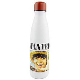 Cinereplicas Animation: one Piece - Wanted Luffy Stainless Water Bottle (Cr4092)