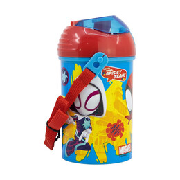Stor: Marvel: Spidey & Friends - pop up Canteen (450ml) (15069)