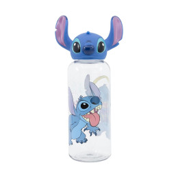 Stor: Stitch Flowers - 3d Figurine Bottle (560ml) (74860)