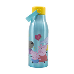 Stor: Peppa pig Core 2022 - Flexi Handle Aluminium Bottle (760ml) (13961)