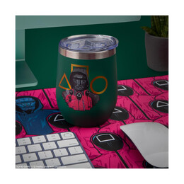 Cinereplicas tv Series: Squid Game - Squid Game Guards Stainless Travel mug (Cr4341)