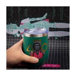 Cinereplicas tv Series: Squid Game - Squid Game Guards Stainless Travel mug (Cr4341)