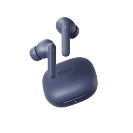 QCY Buds Blue (QT43) - Noise Reduction Clear Calls TWS Earbuds 35h, 10mm dynamic drivers