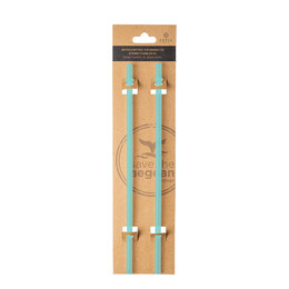 Estia Ανταλλακτικα Καλαμακια Straw Tumbler xl 900ml Bermuda Green 2 τεμ