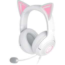 Razer Kraken Kitty v2 - White - rgb - usb 7.1 Gaming Headset - Kitty Ears - pc / ps5 / Switch