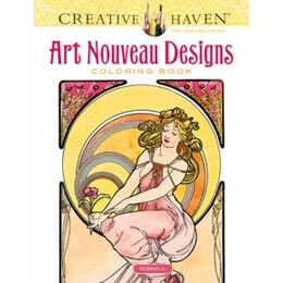 Creative Haven art Nouveau Designs Coloring Book