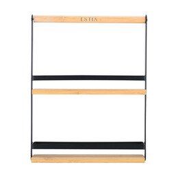 Estia Θηκη Οργανωσης Βαμβοο Essentials 2 Επιπεδων με Χερουλι