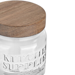 Estia Δοχειο Αποθηκευσης Allure Γυαλινο 500ml 10x10x11cm