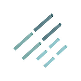 Homely Κλιπ για Σακουλες Τροφιμων 2 Διαστασεων Μεντα 12τεμ