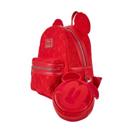 Loungefly Disney: Mickey Ears Burnout Mini Backpack(wdbk4028)