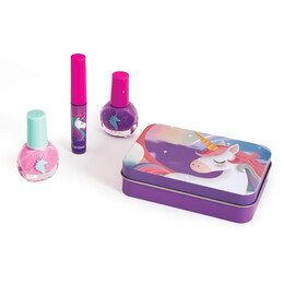 HappiHobbi Σετ Ομορφιάς Νύχια & Χείλη με Θήκη Για 6+ Χρονών
