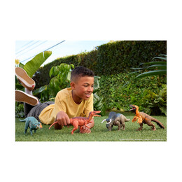 Mattel Jurassic World: Movie Line Rebirth - Jurassic World Wild Roar Utahraptor (Jgc80)