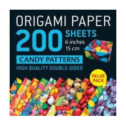 Origami Paper 200 Sheets Candy Patterns 6" (15 cm)