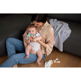 Chicco Βρεφικός Μασητικός Κρίκος Οδοντοφυΐας Σιλικόνης Neutral Για 2+ Μηνών