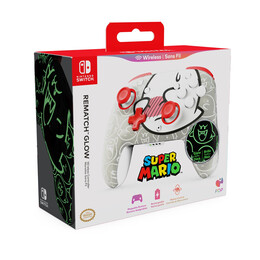 Pdp: Rematch - Wireless Controller Super Mario boo-hoo (Glows in the Dark) [For Switch]