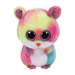 TY Beanie Boos Rodney Χνουδωτό Χάμστερ Πολύχρωμο 23εκ